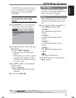 Предварительный просмотр 29 страницы Philips DVP 1013 User Manual