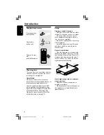 Preview for 8 page of Philips DVP 3020 User Manual