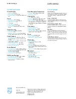 Preview for 2 page of Philips DVP 3100V Specifications