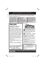 Preview for 2 page of Philips DVP 3960 Owner'S Manual