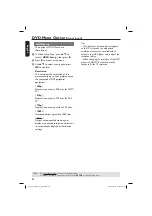 Preview for 42 page of Philips DVP 3960 Owner'S Manual