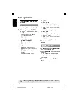 Предварительный просмотр 20 страницы Philips DVP 4050 User Manual