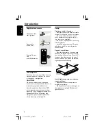 Preview for 8 page of Philips DVP 5140K User Manual