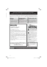 Предварительный просмотр 2 страницы Philips DVP 5982 User Manual