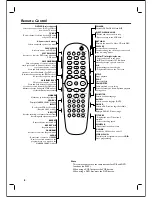 Preview for 8 page of Philips DVP 721VR User Manual