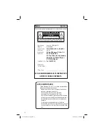 Предварительный просмотр 2 страницы Philips DVP 7400S User Manual