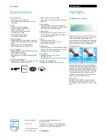 Preview for 2 page of Philips DVP1120 Specifications