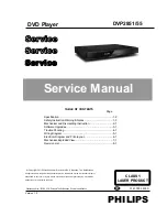 Philips DVP2851/55 Service Manual preview