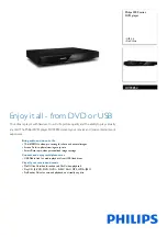 Philips DVP2852 Specifications preview