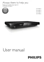 Philips DVP3000 User Manual preview