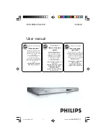 Preview for 1 page of Philips DVP3005/37 User Manual