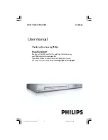 Preview for 1 page of Philips DVP3026 User Manual