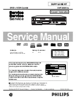 Preview for 1 page of Philips DVP3050V/55 Service Manual