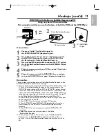 Preview for 11 page of Philips DVP3050V User Manual