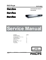 Philips DVP3105 Service Manual preview