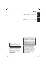 Preview for 3 page of Philips DVP3110 User Manual