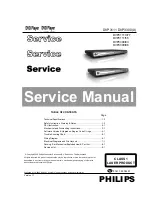 Philips DVP3111/55 Service Manual preview