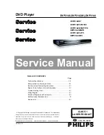 Preview for 1 page of Philips DVP3112 Service Manual