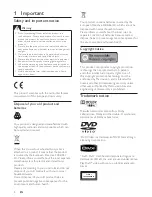 Preview for 4 page of Philips DVP3113 User Manual