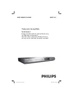 Philips DVP3120 User Manual preview