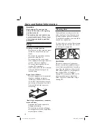 Предварительный просмотр 8 страницы Philips DVP3120 User Manual