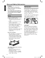 Preview for 8 page of Philips DVP3124 User Manual