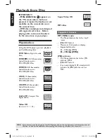 Preview for 20 page of Philips DVP3124 User Manual