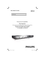 Philips DVP3146 User Manual preview