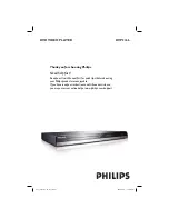 Philips DVP3166 User Manual preview