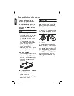 Preview for 8 page of Philips DVP3166 User Manual