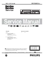 Preview for 1 page of Philips DVP3200V/75 Service Manual