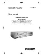 Предварительный просмотр 1 страницы Philips DVP3200V/75 User Manual