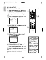 Preview for 22 page of Philips DVP3200V User Manual