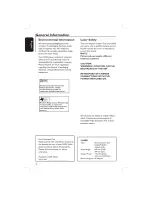 Предварительный просмотр 4 страницы Philips DVP3236 User Manual