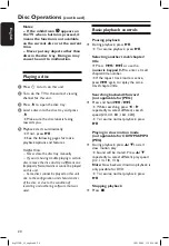 Preview for 20 page of Philips DVP3250K User Manual