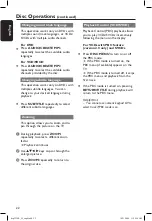 Preview for 22 page of Philips DVP3250K User Manual