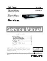 Philips DVP3256K Service Manual preview