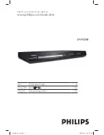 Philips DVP3258 User Manual preview