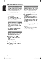 Preview for 22 page of Philips DVP3260K User Manual