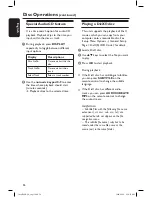 Preview for 26 page of Philips DVP3260K User Manual