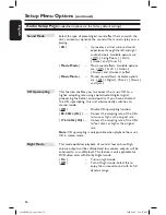 Preview for 36 page of Philips DVP3260K User Manual