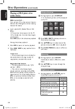 Preview for 28 page of Philips DVP3266K Manual