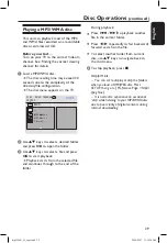 Preview for 29 page of Philips DVP3266K Manual