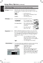 Preview for 40 page of Philips DVP3266K Manual