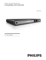 Philips DVP3316 User Manual preview