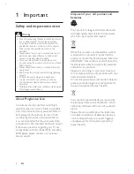 Preview for 3 page of Philips DVP3336 User Manual