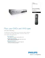 Philips DVP3340V Specifications preview