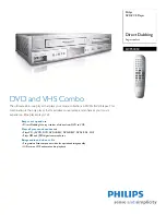 Preview for 1 page of Philips DVP3345V Specifications