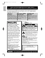 Preview for 2 page of Philips DVP3345V User Manual