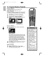 Preview for 42 page of Philips DVP3345V User Manual